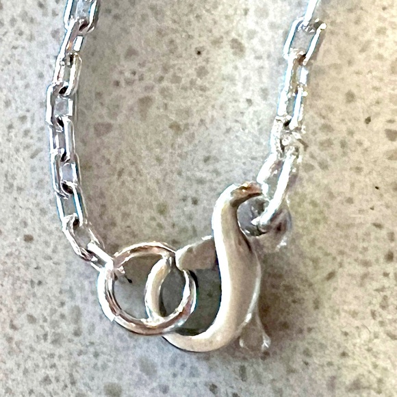 Vintage Highly Collectible Walter Lampl Sterling Heart Charm Necklace - Picture 10 of 12